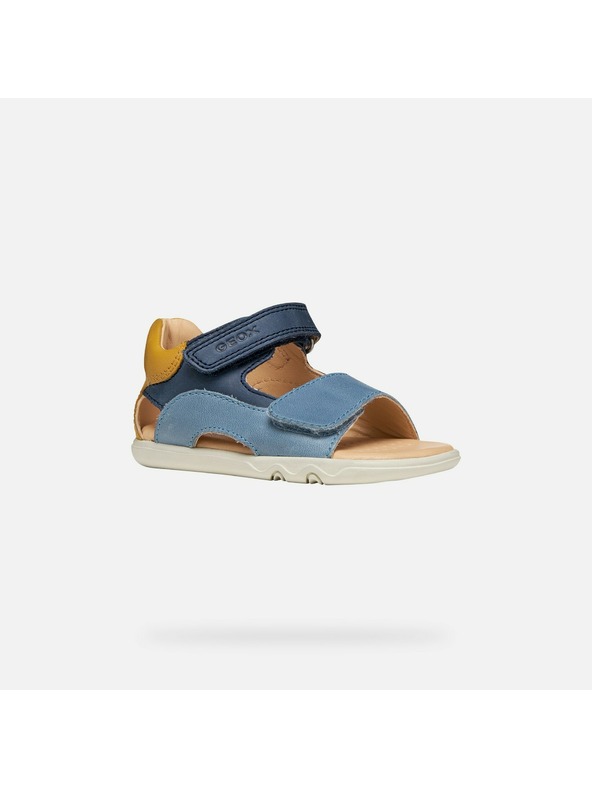 Geox Modré chlapecké barefoot sandály Geox Sandal Steppieup