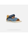 Geox Modré chlapecké barefoot sandály Geox Sandal Steppieup