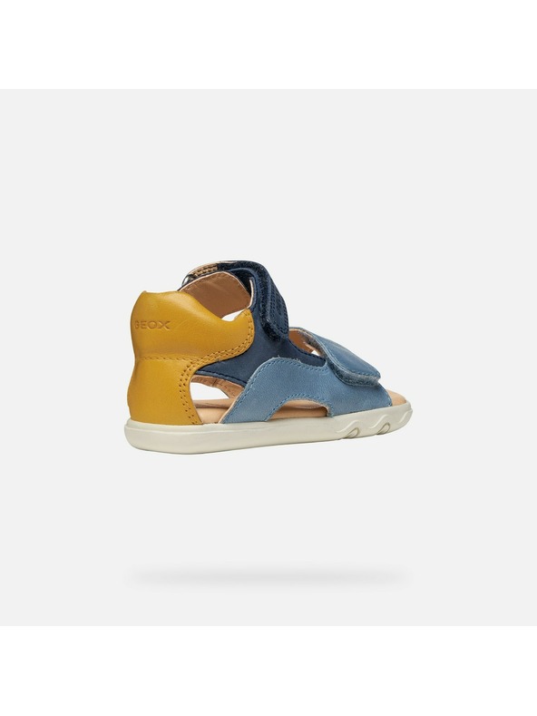 Geox Modré chlapecké barefoot sandály Geox Sandal Steppieup