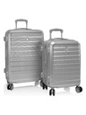 Heys Sada cestovních kufrů Heys AeroLite S,M Silver