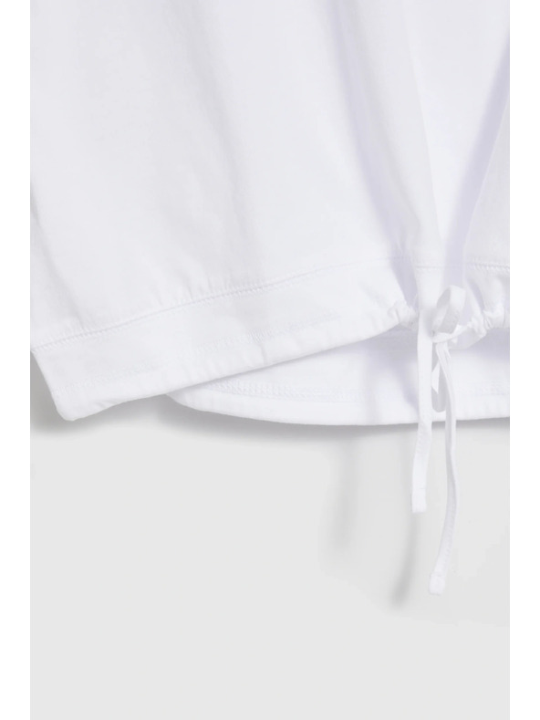 Moodo Tričko s vázáním bílé Moodo