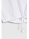 Moodo Tričko s vázáním bílé Moodo