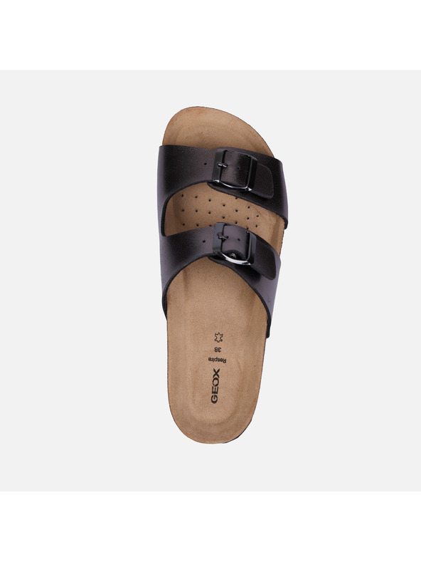 Geox Stříbrné dámské sandály Geox Brionia
