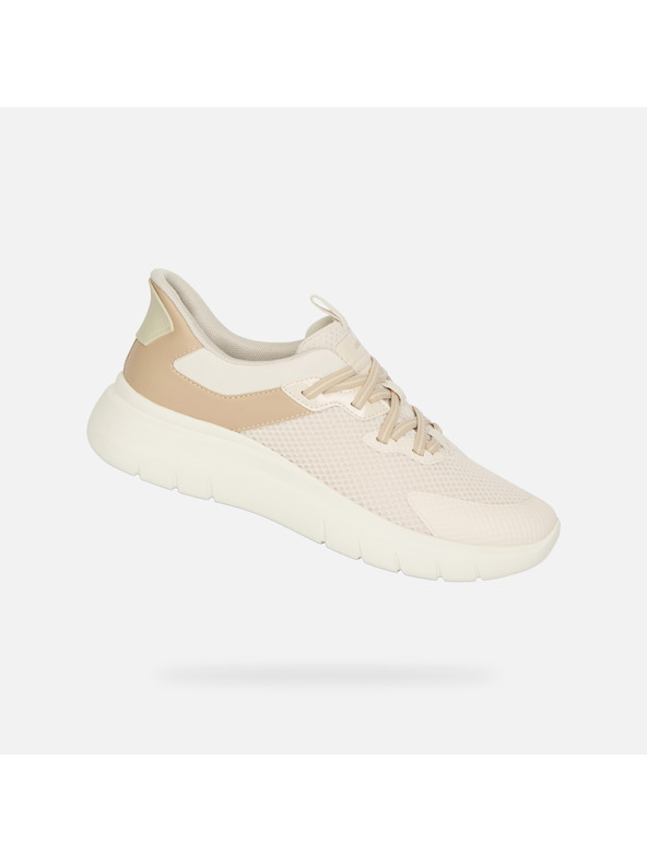 Geox Béžové dámské tenisky Geox Plummery Plus Fast in