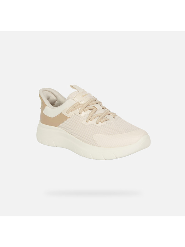 Geox Béžové dámské tenisky Geox Plummery Plus Fast in