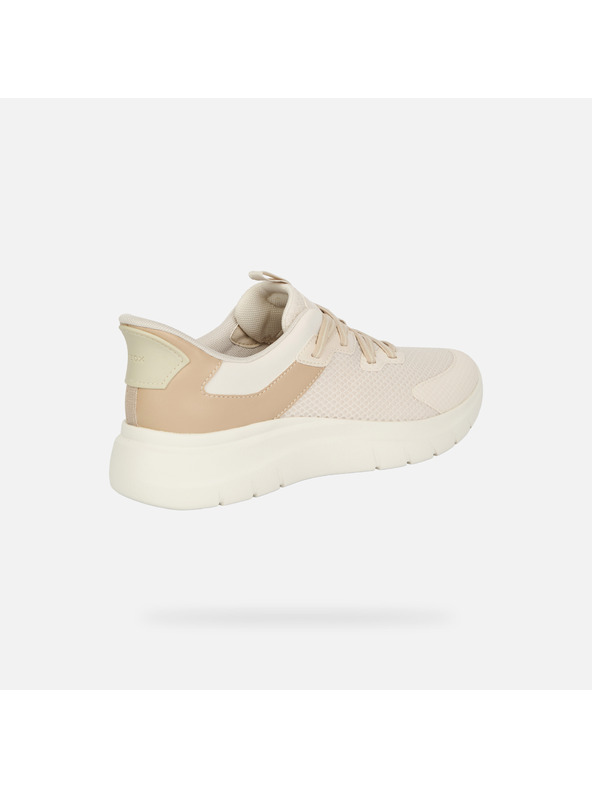 Geox Béžové dámské tenisky Geox Plummery Plus Fast in