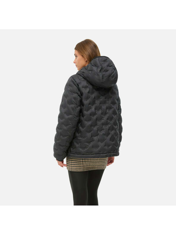 Geox Šedá dámská péřová bunda Geox Spherica