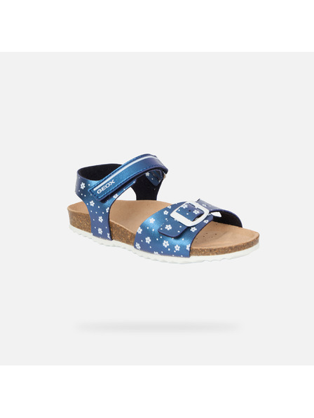 Geox Modré dívčí sandály Geox Adriel