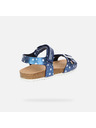 Geox Modré dívčí sandály Geox Adriel