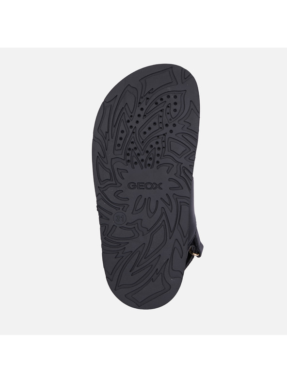 Geox Černé dívčí sandály Geox Foammentera