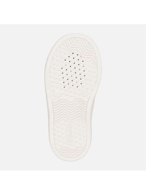 Geox Bílé dívčí tenisky Geox Nashik