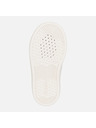 Geox Bílé dívčí tenisky Geox Nashik