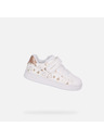 Geox Bílé dívčí tenisky Geox Eclyper