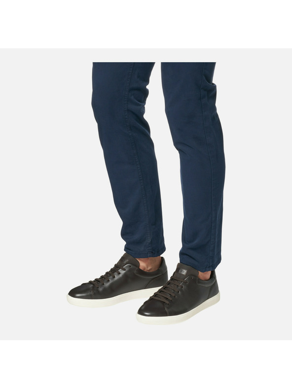 Geox Černé pánské tenisky Geox Avola