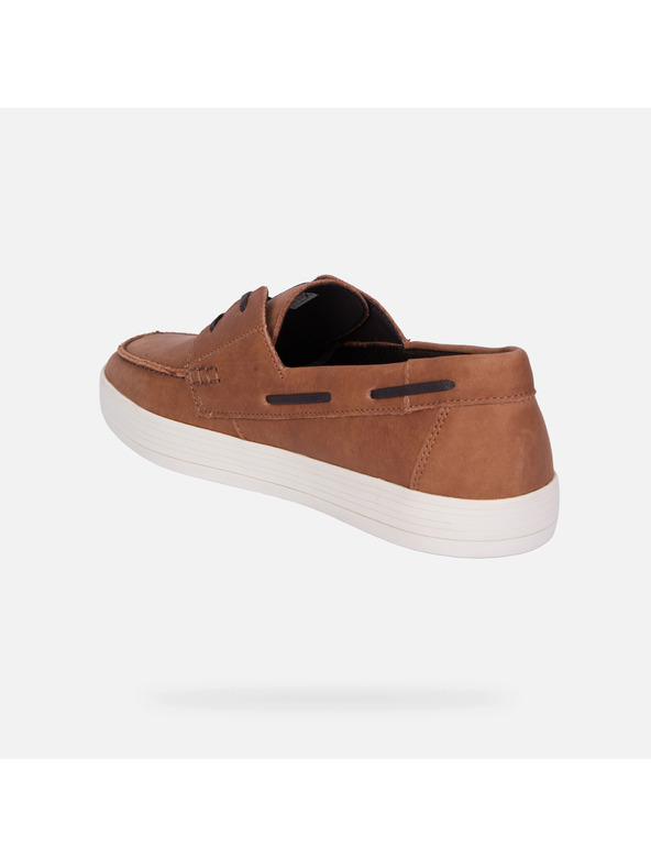 Geox Hnědé pánské tenisky Geox Serifos