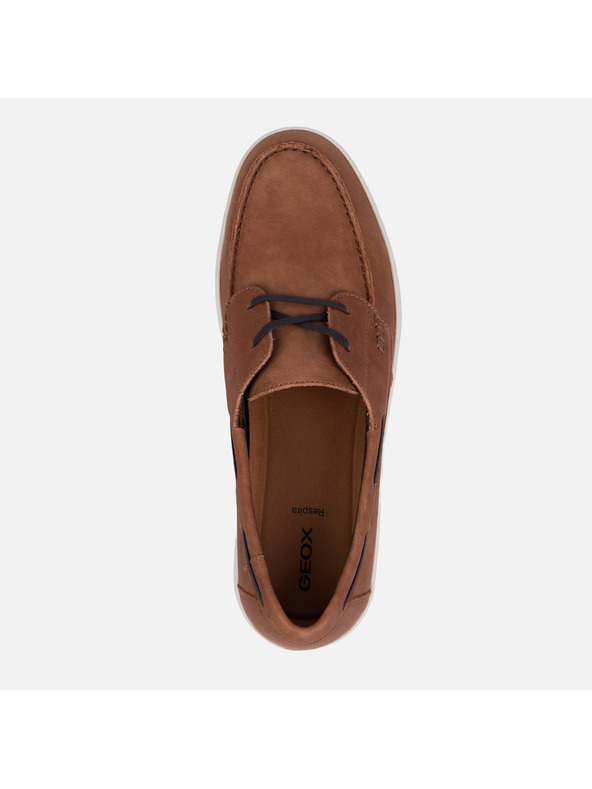 Geox Hnědé pánské tenisky Geox Serifos