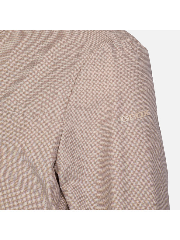 Geox Béžový pánský bomber Geox Vincit