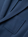 Ombre Clothing Pánské modré sako SLIM s jemnou texturou