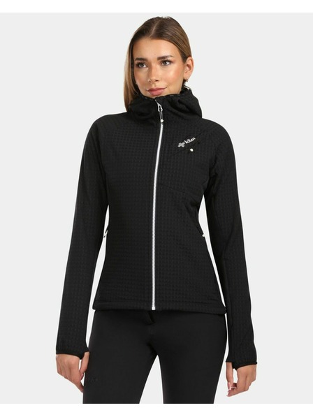 Kilpi Dámská fleecová mikina s kapucí Kilpi FRENSIS-W Černá