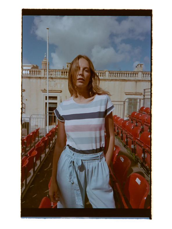 Moodo Culottes kalhoty modré Moodo