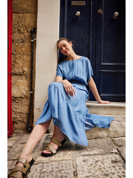 Moodo Midi sukně modrá Moodo