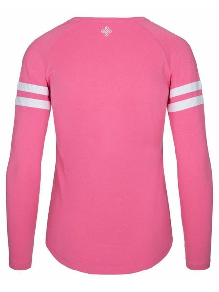 Kilpi Dámské bavlněné tričko s dlouhým rukávem Kilpi MAGPIES-W Růžová