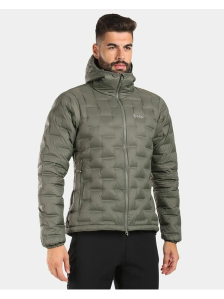 Kilpi Pánská péřová bunda Kilpi ALBERT-M Tmavě zelená