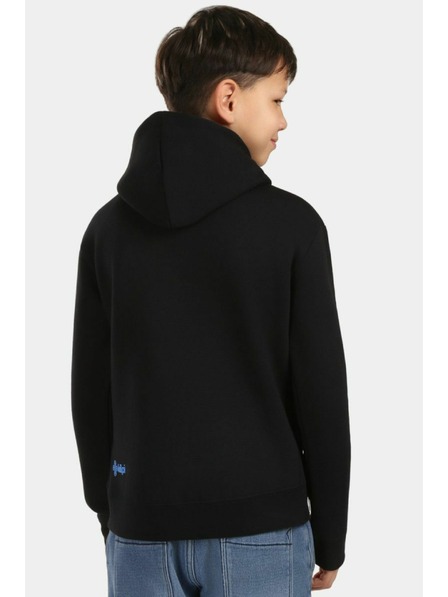 Kilpi Chlapecká bavlněná mikina s kapucí Kilpi NORTHEN-JB Černá