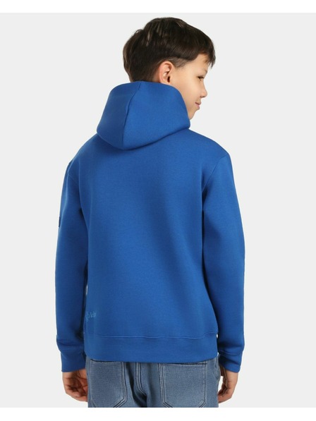Kilpi Chlapecká bavlněná mikina s kapucí Kilpi NORTHEN-JB Tmavě modrá