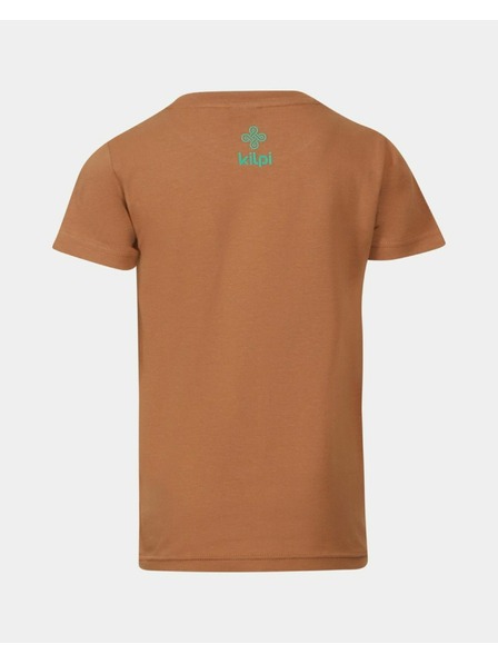 Kilpi Chlapecké bavlněné tričko Kilpi ALBION-JB Hnědá