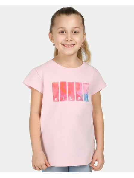 Kilpi Dívčí bavlněné tričko Kilpi ALBION-JG Světle růžová
