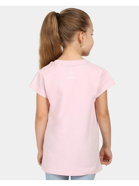 Kilpi Dívčí bavlněné tričko Kilpi ALBION-JG Světle růžová