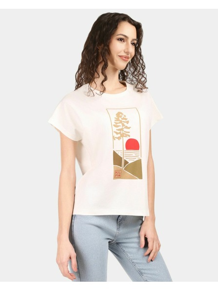 Kilpi Dámské bavlněné tričko Kilpi JERSIE-W Bílá