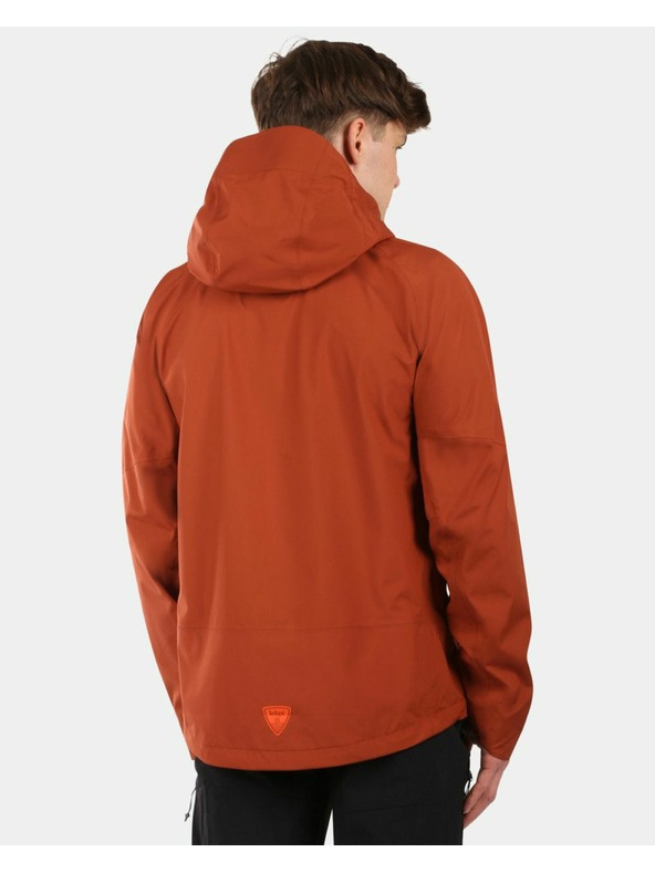 Kilpi Pánská hardshellová nepromokavá bunda Kilpi MAMBA-M Hnědá