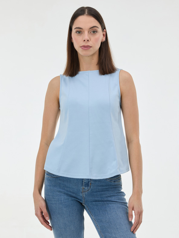 Orsay Světle modrý dámský top bez rukávů ORSAY