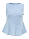 Orsay Světle modrý dámský top bez rukávů ORSAY