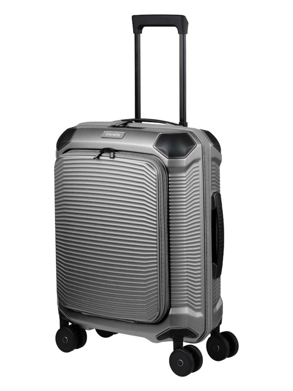 Travelite Cestovní kufr Travelite Millennium S Front pocket Silver