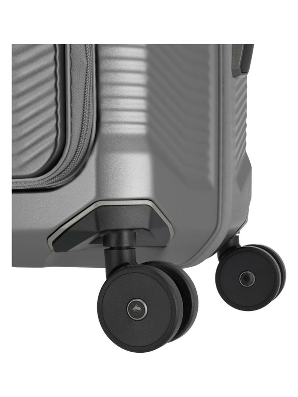 Travelite Cestovní kufr Travelite Millennium S Front pocket Silver