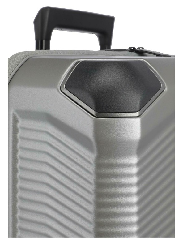 Travelite Cestovní kufr Travelite Millennium S Front pocket Silver