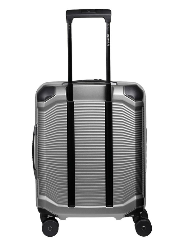 Travelite Cestovní kufr Travelite Millennium S Front pocket Silver