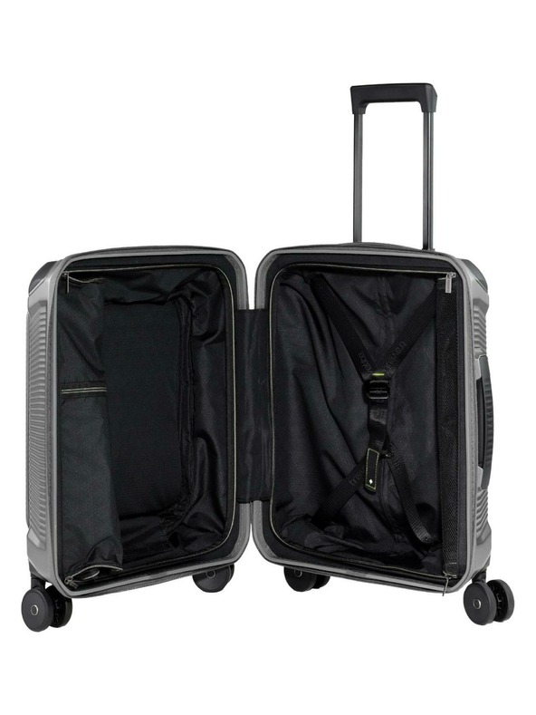 Travelite Cestovní kufr Travelite Millennium S Front pocket Silver