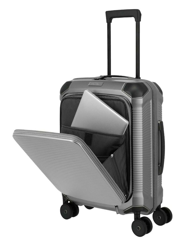 Travelite Cestovní kufr Travelite Millennium S Front pocket Silver