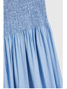 Moodo Sukně lyocell modrá Moodo