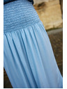 Moodo Sukně lyocell modrá Moodo