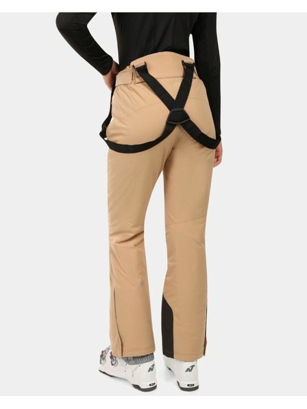 Kilpi Dámské lyžařské kalhoty Kilpi ELARE-W Béžová