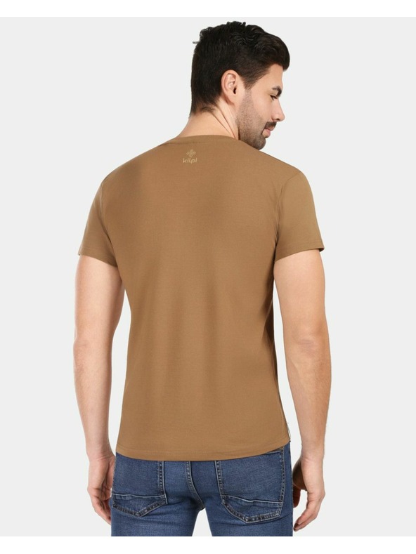 Kilpi Pánské bavlněné tričko Kilpi SPACER-M Hnědá