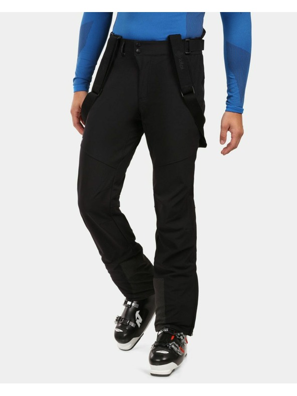 Kilpi Pánské softshellové lyžařské kalhoty Kilpi RHEA-M Černá