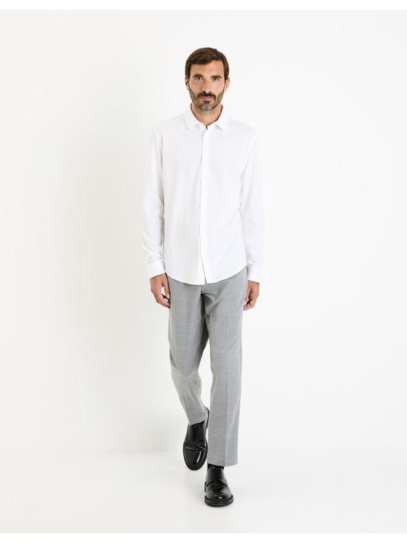 Celio Bílá pánská košile Celio