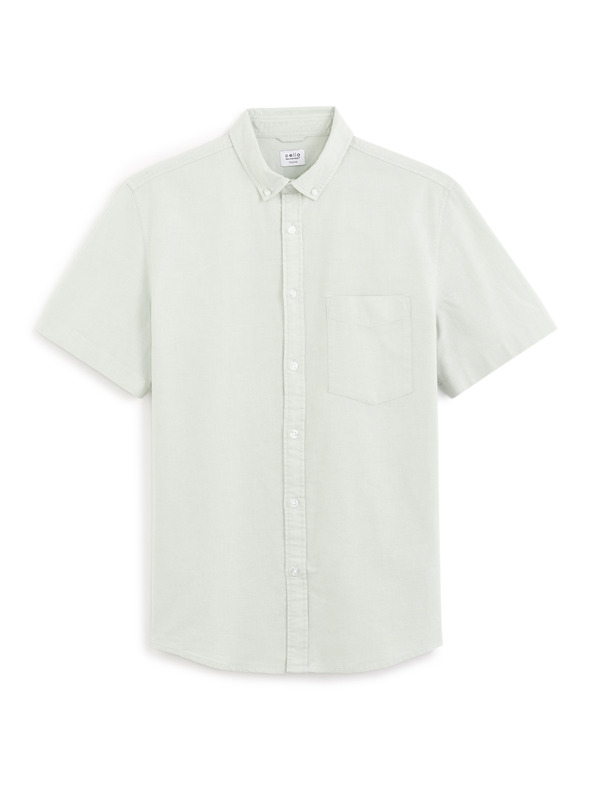 Celio Světle zelená košile regular Celio Daxfordmc