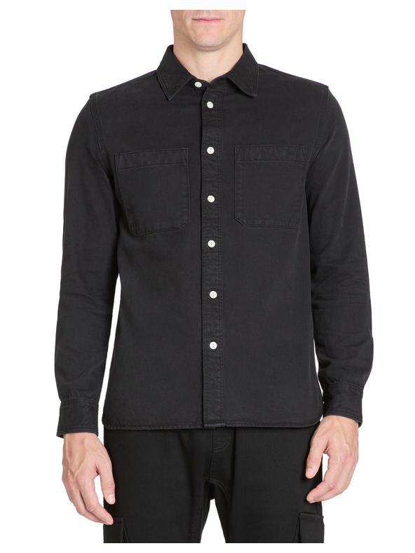 Celio Černá pánská bavlněná košile Celio Janime